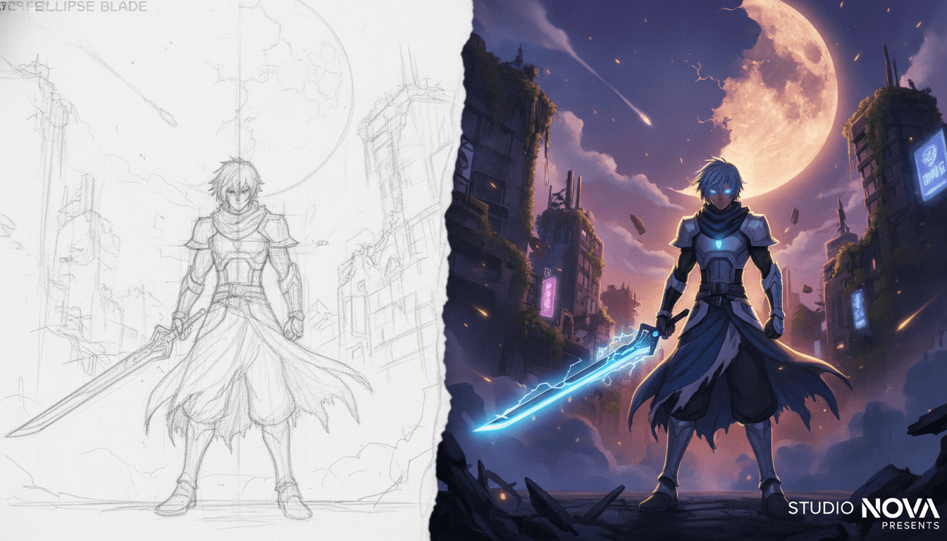 Sketch to Anime